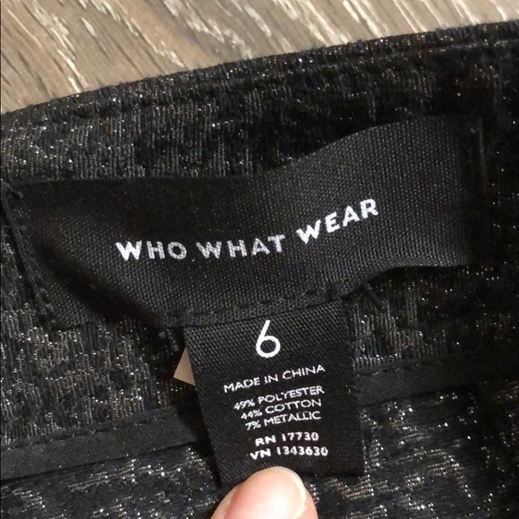 NWOT “Who What Wear” Textured Pencil Skirt - Picture 7 of 8